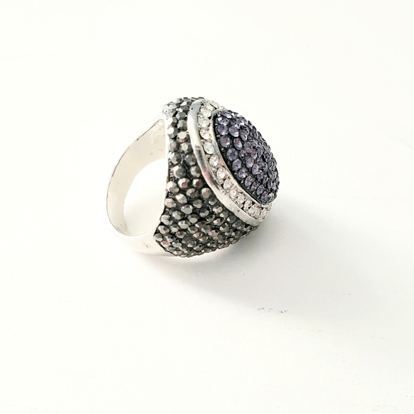 Justine Simmons Collection Purple and Marcasite - Picture 6 of 7